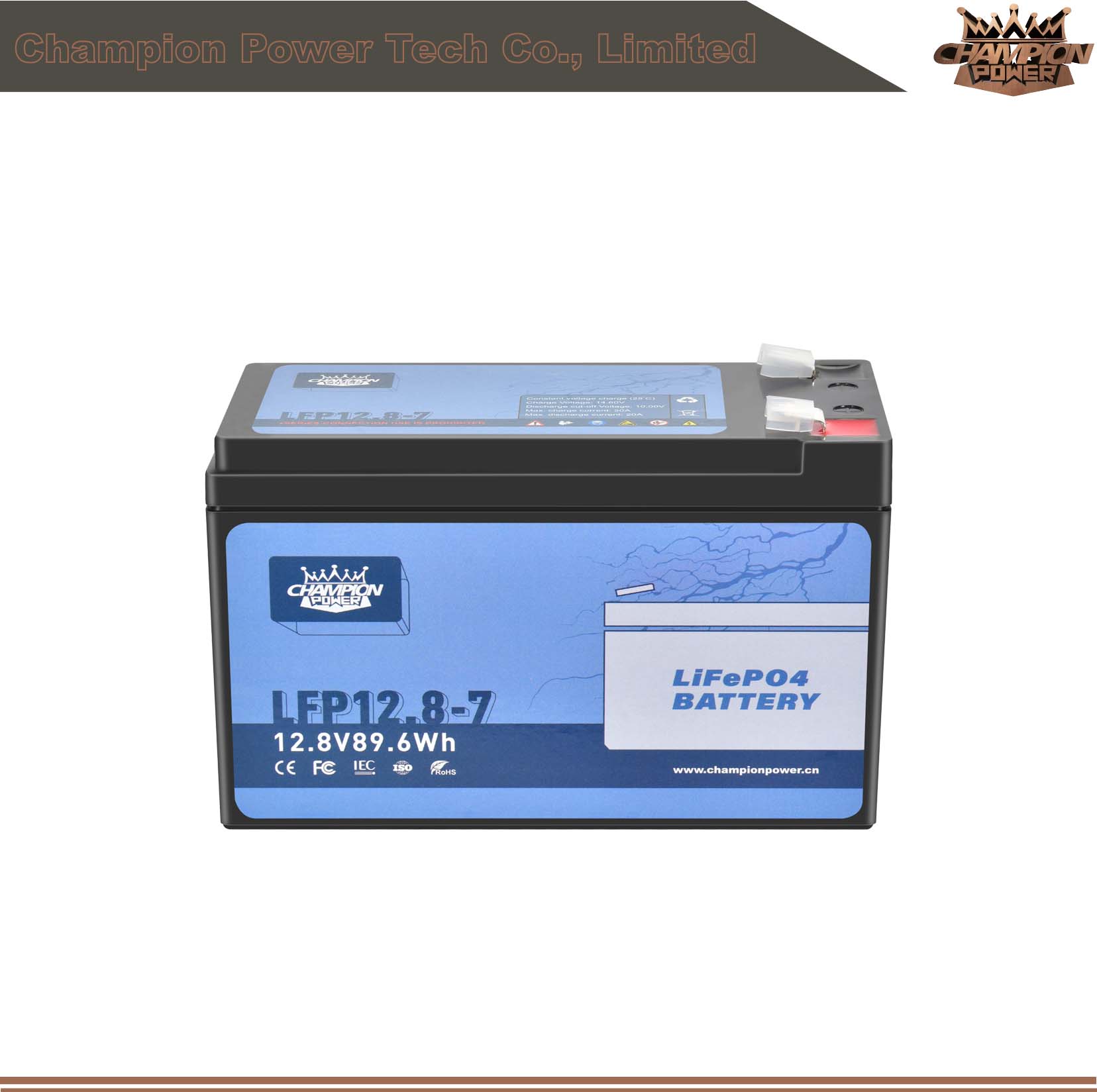 LFP12.8-7 12V7AH BIFEPO4 Батарея