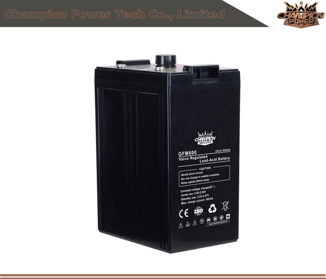 GFM600 2V600AH свинцовая кислотная батарея