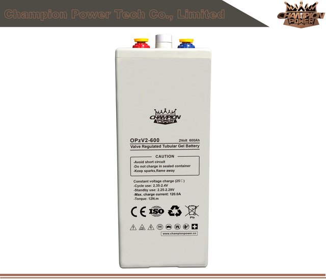 Opzv2-600 2v600ah opzv Батарея